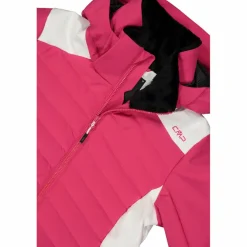 Damen-Skijacke mit diagonalen Steppnähten