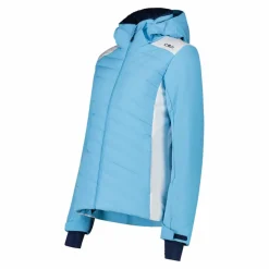 Damen-Skijacke mit diagonalen Steppnähten