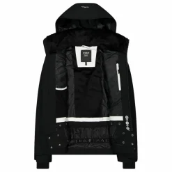 Damen-Skijacke mit diagonalen Steppnähten