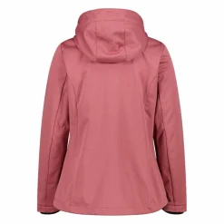 Damen-Softshelljacke mit abnehmbarer Kapuze