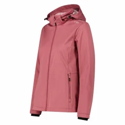 Damen-Softshelljacke mit abnehmbarer Kapuze