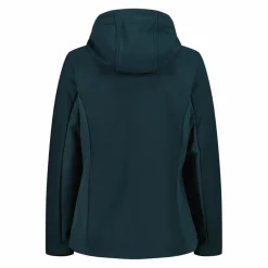 Damen-Softshelljacke mit Kapuze mit Wabenstruktur