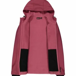 Damen-Softshelljacke mit Kapuze mit Wabenstruktur