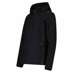 Damen-Softshelljacke mit Kapuze mit Wabenstruktur