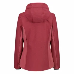 Damen-Softshelljacke mit Kapuze mit Wabenstruktur