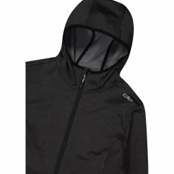 Damen-Softshell-Parka mit melierter Kapuze
