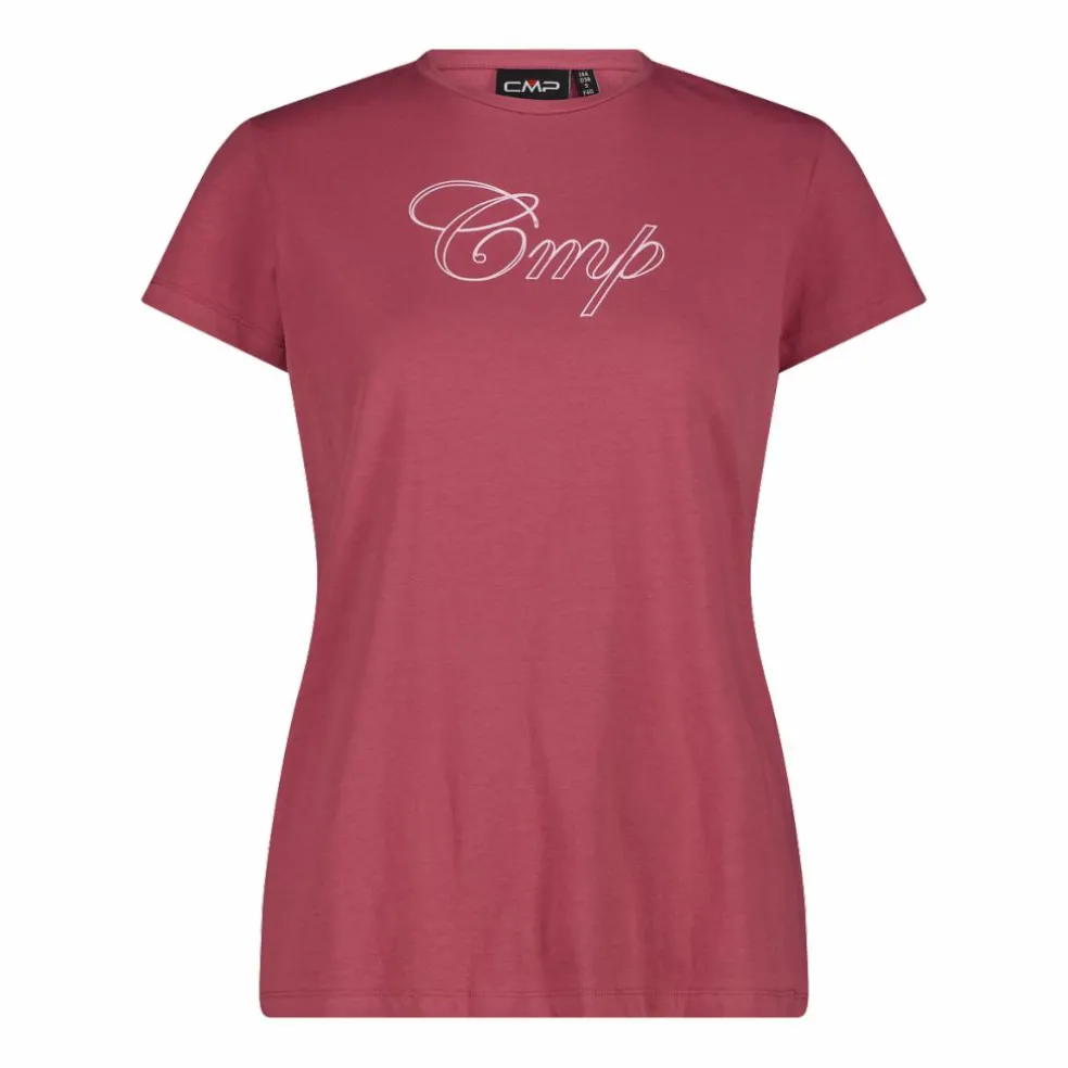 Damen-Stretch-Baumwoll-T-Shirt mit Logo