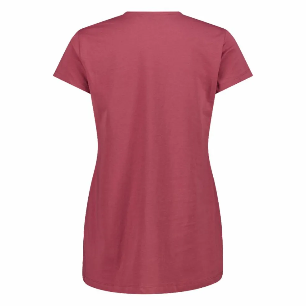 Damen-Stretch-Baumwoll-T-Shirt mit Logo