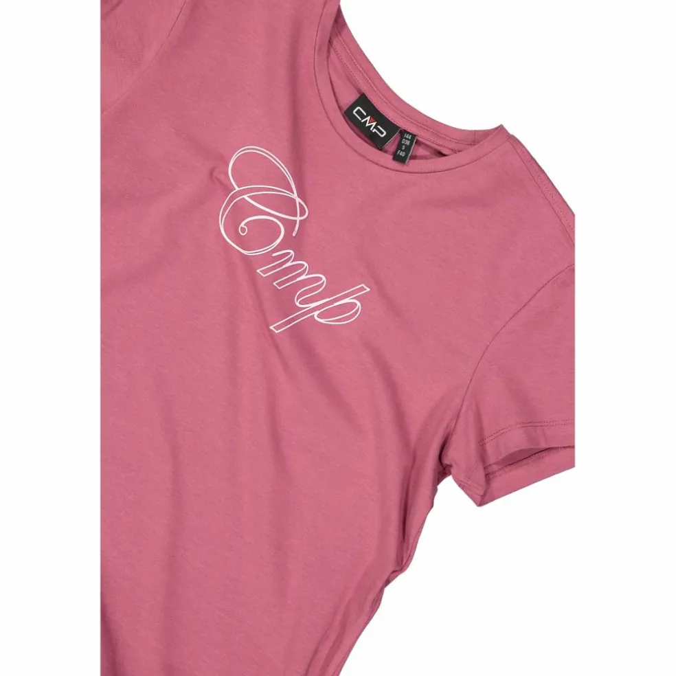 Damen-Stretch-Baumwoll-T-Shirt mit Logo