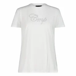 Damen-Stretch-Baumwoll-T-Shirt mit Logo