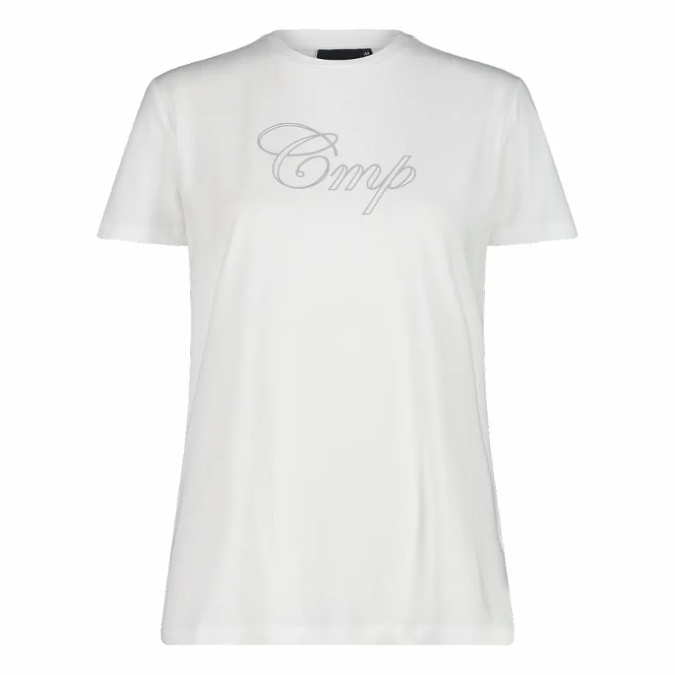 Damen-Stretch-Baumwoll-T-Shirt mit Logo