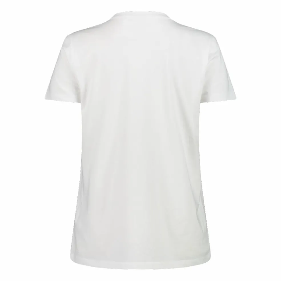 Damen-Stretch-Baumwoll-T-Shirt mit Logo
