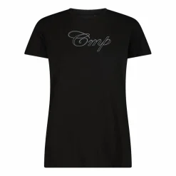 Damen-Stretch-Baumwoll-T-Shirt mit Logo