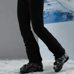 Damen-Stretch-Skihose ohne Wattierung mit Gamaschen
