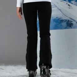 Damen-Stretch-Skihose ohne Wattierung mit Gamaschen