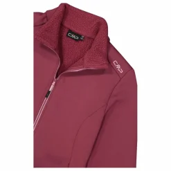 Damen-Sweatshirt aus Fleece mit Kunstfell aus Stretch Performance