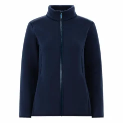 Damen-Sweatshirt aus Fleece mit Kunstfell aus Stretch Performance