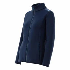 Damen-Sweatshirt aus Fleece mit Kunstfell aus Stretch Performance