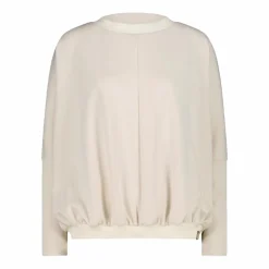 Damen-Sweatshirt aus Modal mit matt glänzendem Finish