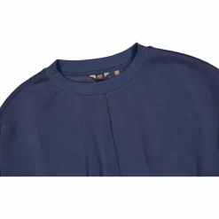 Damen-Sweatshirt aus Modal mit matt glänzendem Finish