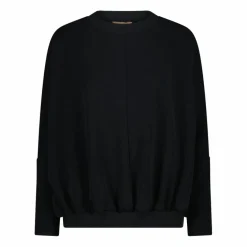 Damen-Sweatshirt aus Modal mit matt glänzendem Finish