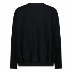 Damen-Sweatshirt aus Modal mit matt glänzendem Finish