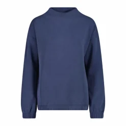 Damen-Sweatshirt aus Modal mit matt glänzendem Finish