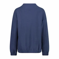 Damen-Sweatshirt aus Modal mit matt glänzendem Finish