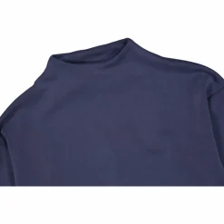 Damen-Sweatshirt aus Modal mit matt glänzendem Finish