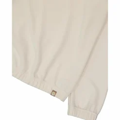 Damen-Sweatshirt aus Modal mit matt glänzendem Finish