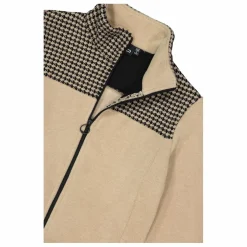 Damen-Sweatshirt mit Hahnentritt-Print