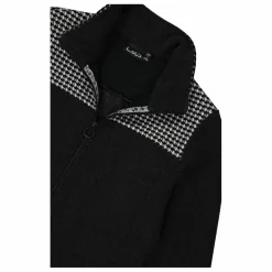 Damen-Sweatshirt mit Hahnentritt-Print