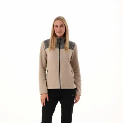 Damen-Sweatshirt mit Hahnentritt-Print