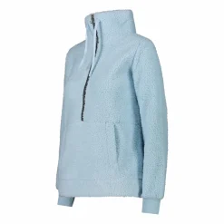Damen-Sweatshirt mit Half-Zip aus High Loft