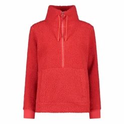 Damen-Sweatshirt mit Half-Zip aus High Loft
