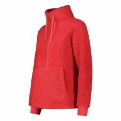 Damen-Sweatshirt mit Half-Zip aus High Loft