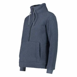 Damen-Sweatshirt mit Half-Zip aus High Loft