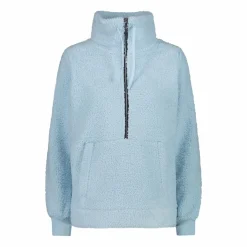 Damen-Sweatshirt mit Half-Zip aus High Loft