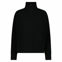 Damen-Sweatshirt mit hohem Kragen und Reißverschluss