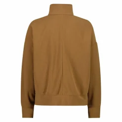 Damen-Sweatshirt mit hohem Kragen und Reißverschluss