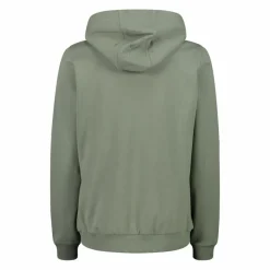 Damen-Sweatshirt mit Reißverschluss und Kapuze aus Baumwollstretch