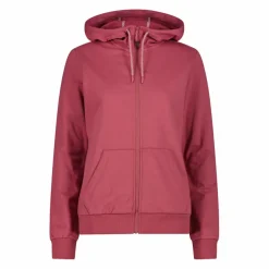 Damen-Sweatshirt mit Reißverschluss und Kapuze aus Baumwollstretch