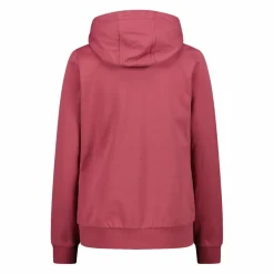 Damen-Sweatshirt mit Reißverschluss und Kapuze aus Baumwollstretch