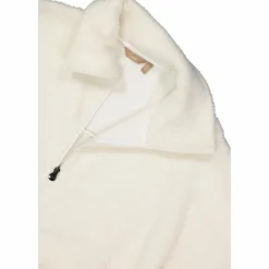 Damen-Sweatshirt mit Reißverschluss aus Teddyfleece