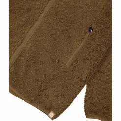 Damen-Sweatshirt mit Reißverschluss aus Teddyfleece