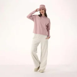 Damen-Sweatshirt mit Rundhalsausschnitt