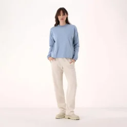 Damen-Sweatshirt mit Rundhalsausschnitt