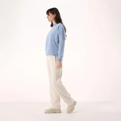 Damen-Sweatshirt mit Rundhalsausschnitt