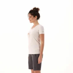 Damen-T-Shirt aus Funktionsgewebe mit Print vorne