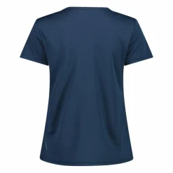 Damen-T-Shirt aus Piqué mit Print vorne